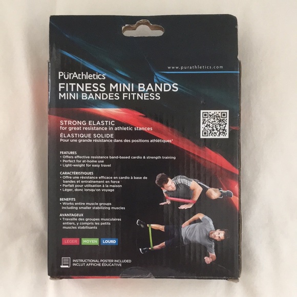 PürAthletics Fitness Mini Bands - Picture 2 of 3